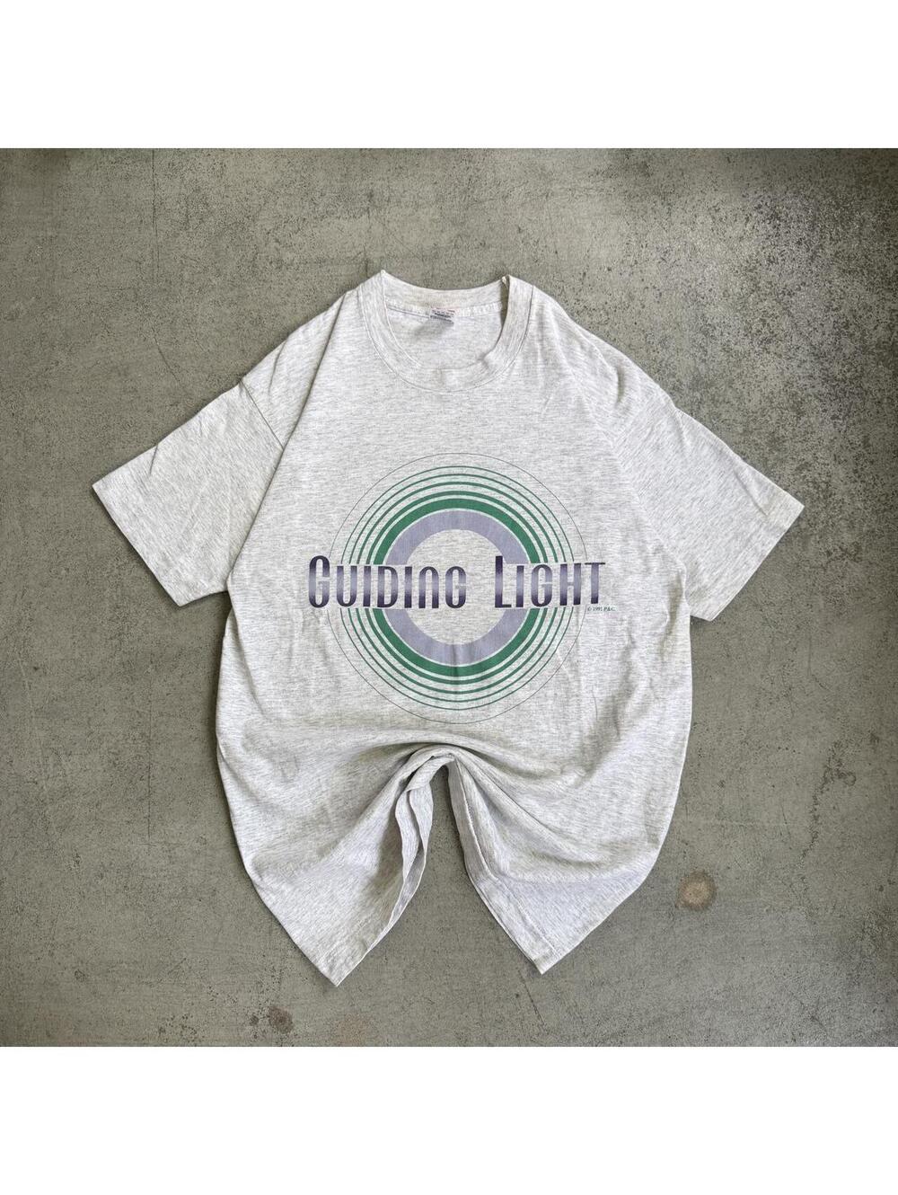 Vintage 90s Guiding Light Soap Opera Heather Gray T Shirt